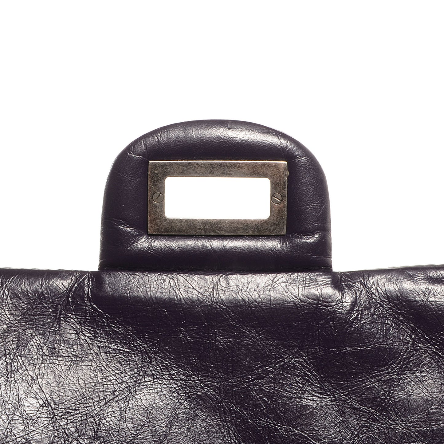 Aged Calfskin 2.55 Reissue 227 Flap Dark Purple