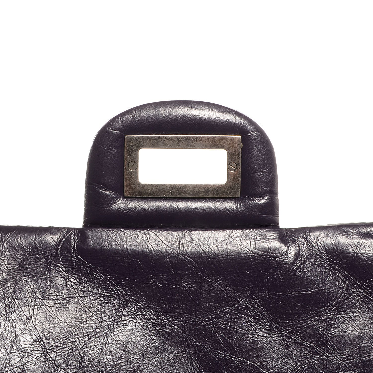 Chanel Aged Calfskin 2.55 Reissue 227 Flap Dark Purple 7 of 8