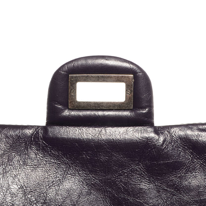 Chanel Aged Calfskin 2.55 Reissue 227 Flap Dark Purple 7 of 8