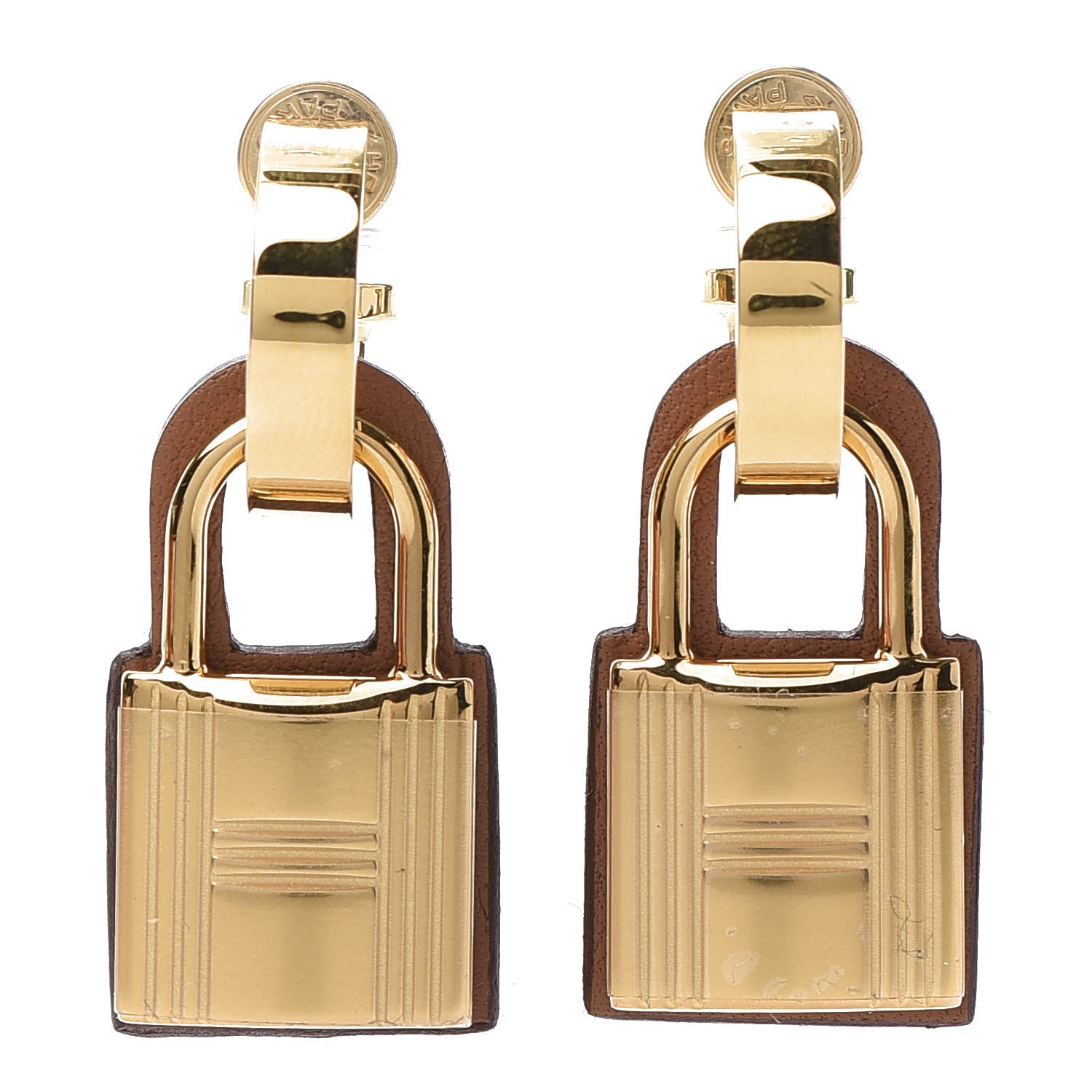 Hermes Swift O'Kelly Earrings Gold 1 of 7