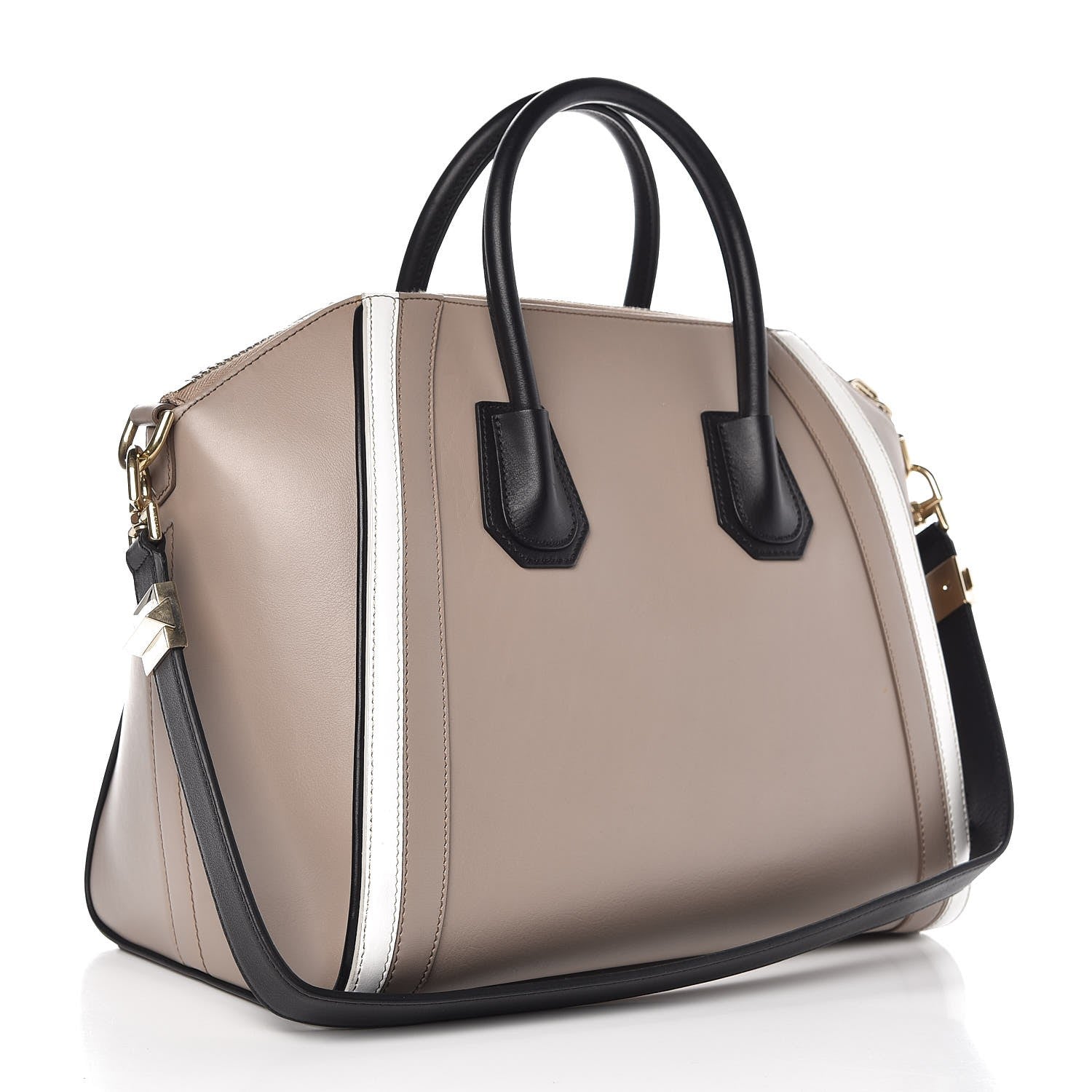 Givenchy Calfskin Medium Tri-Color Antigona Beige Black White 4 of 8