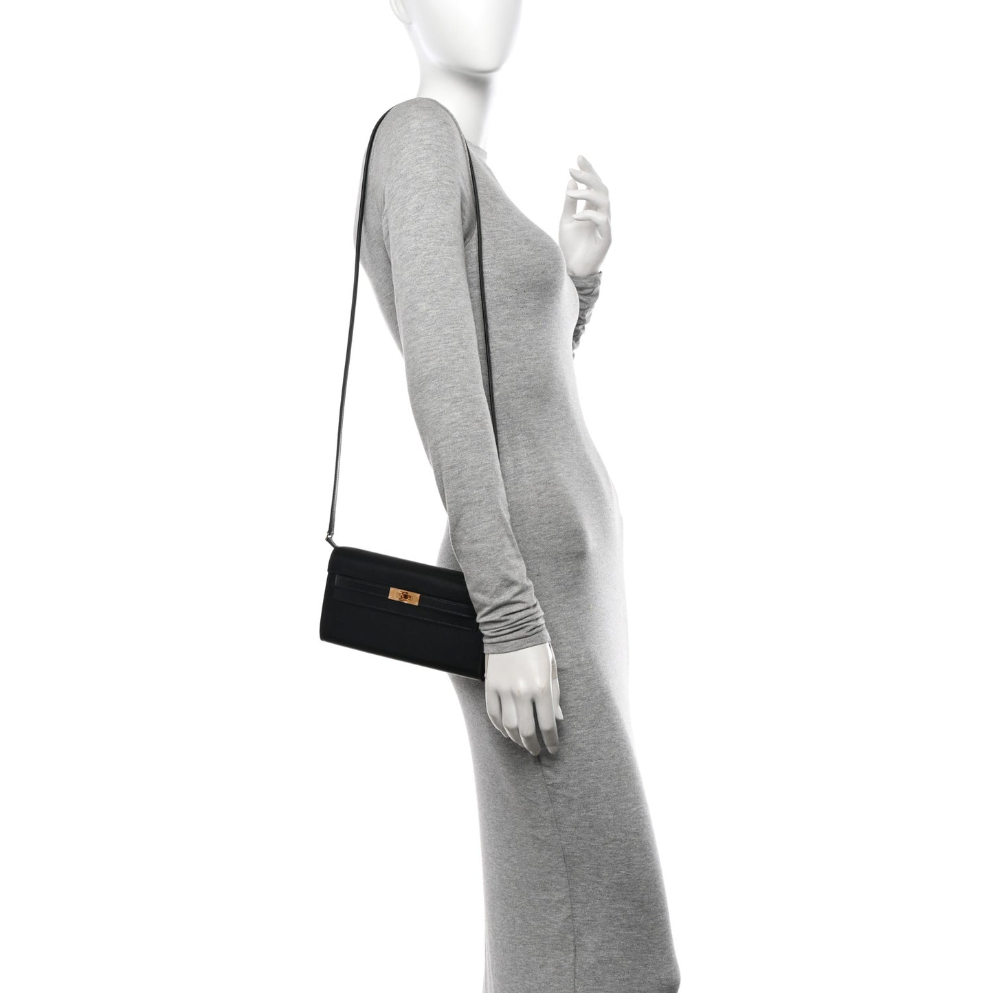 Box Kelly Wallet To Go Black