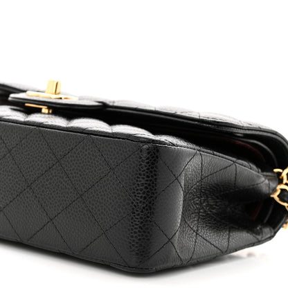 Chanel Caviar Quilted Small Double Flap Black 10 of 10