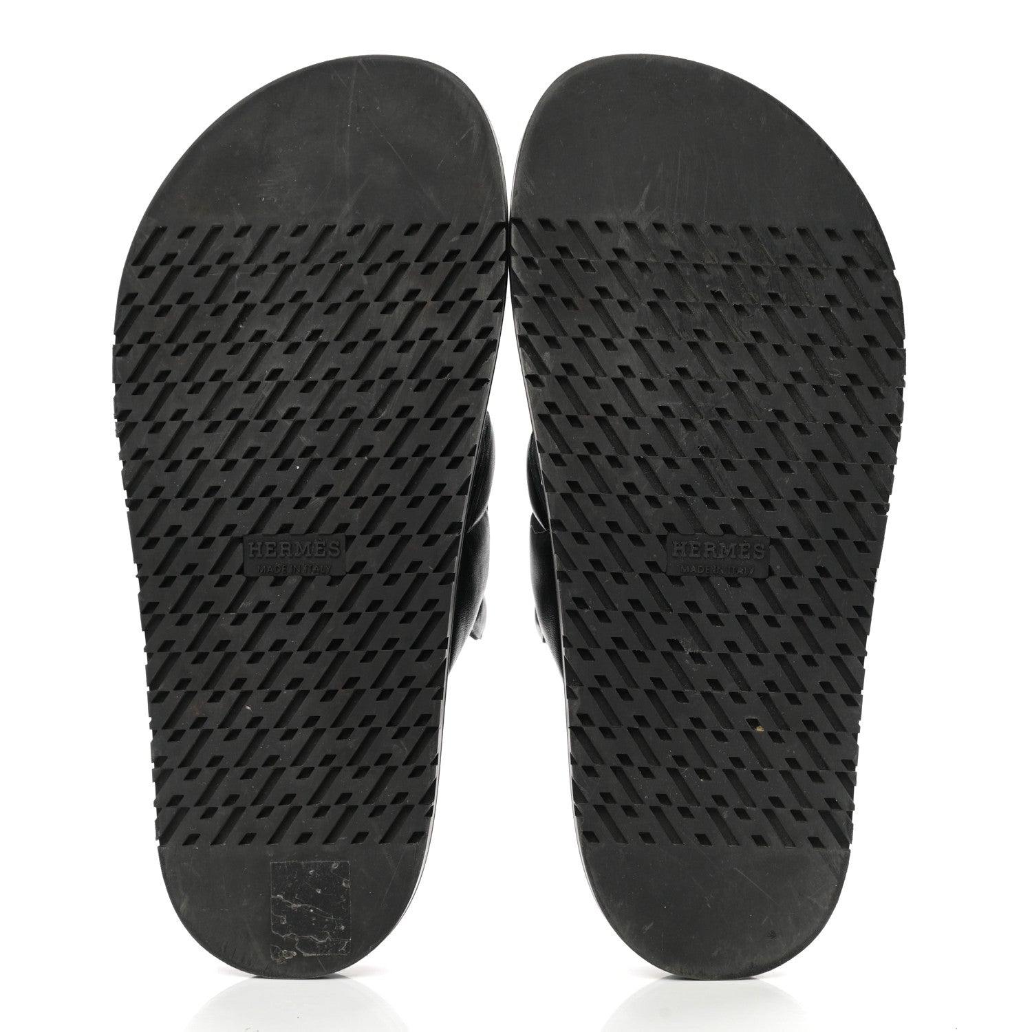 Hermes Nappa Extra Sandals 37 Black 5 of 9