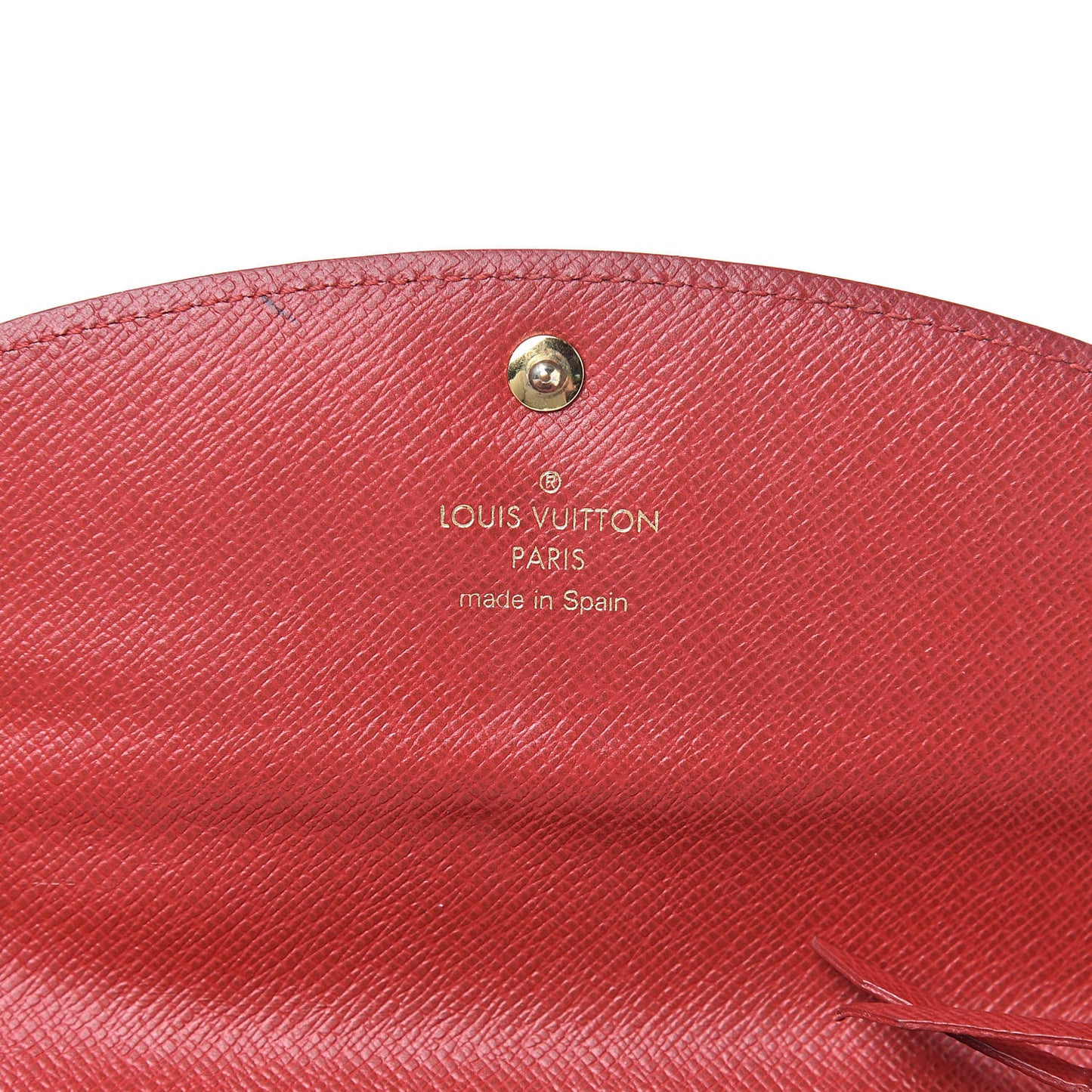 Damier Ebene Caissa Wallet Cherry