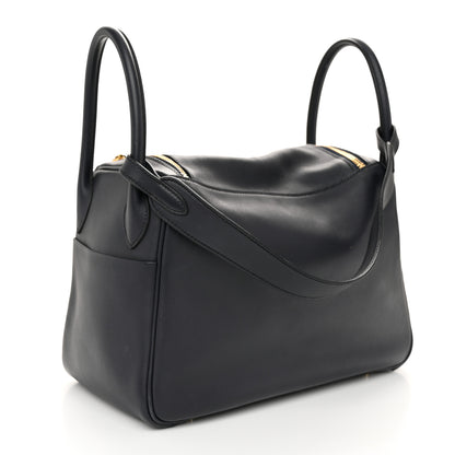 Hermes Swift Verso Lindy 30 Bleu Indigo Orange Poppy 3 of 10
