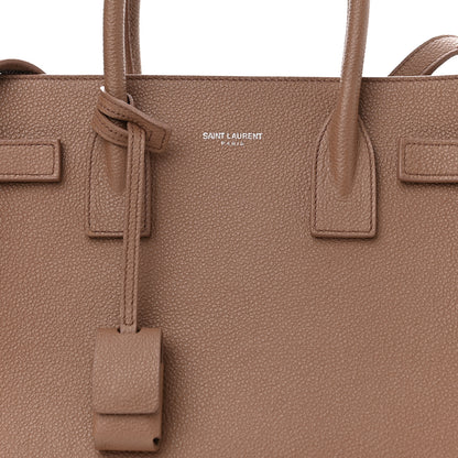Saint Laurent Grained Calfskin Baby Sac De Jour Taupe 9 of 11