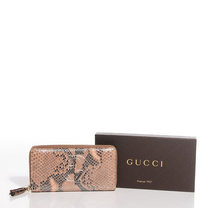 Gucci Metallic Python Soho Zip Around Wallet 8 of 8