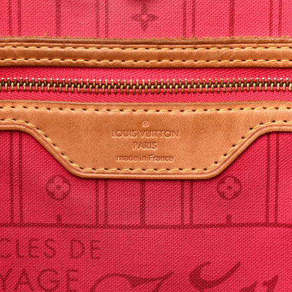 Louis Vuitton Monogram My LV Heritage Neverfull MM Fuchsia White 6 of 11