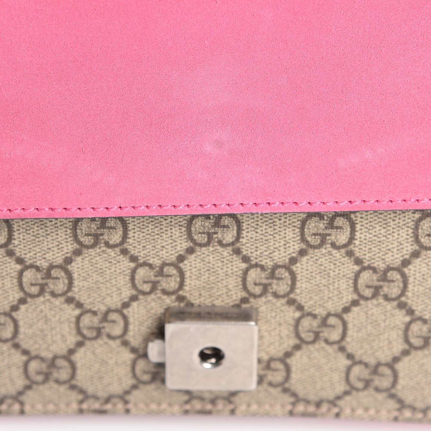 GG Supreme Monogram Mini Dionysus Shoulder Bag Pink