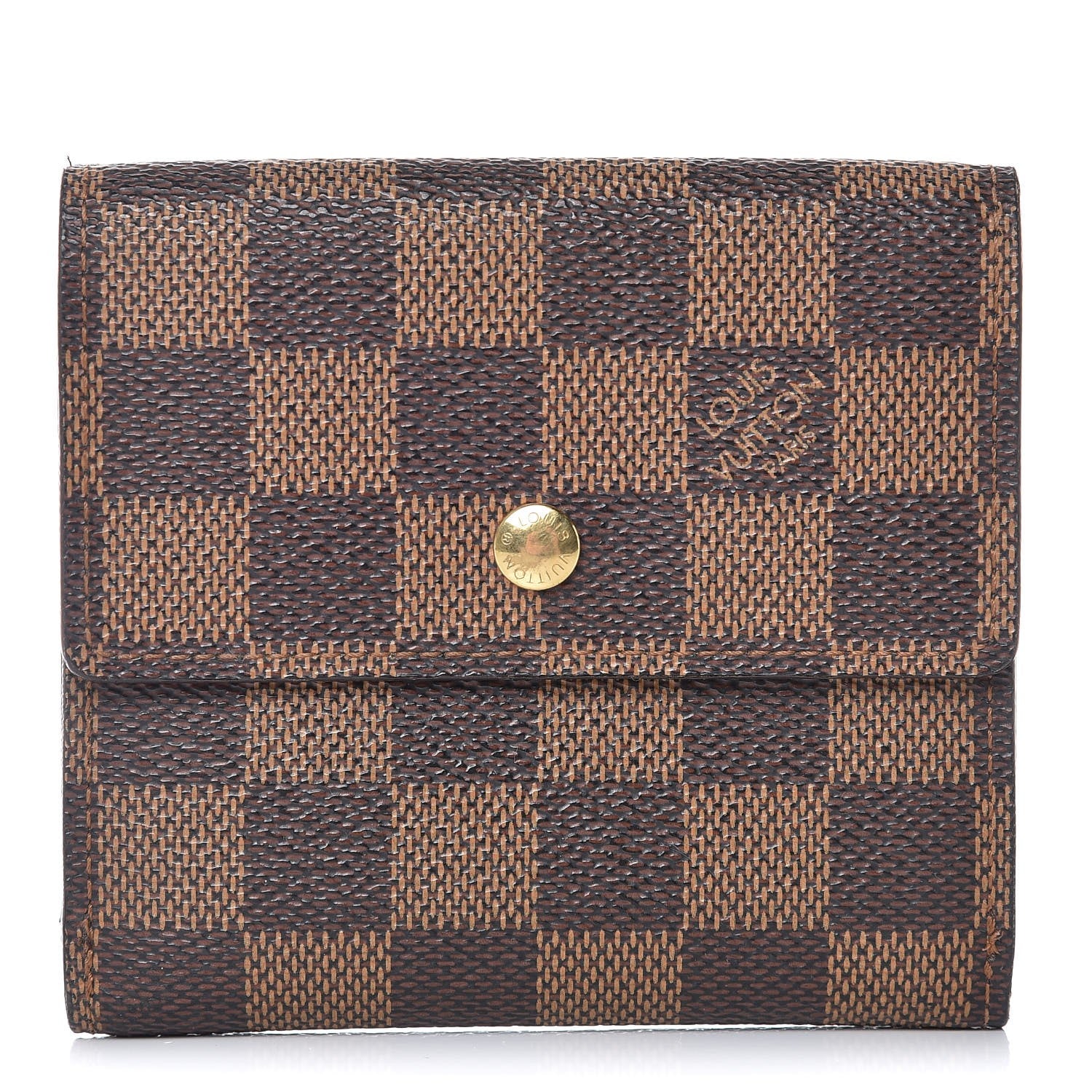 Louis Vuitton Damier Ebene Elise Wallet 1 of 10