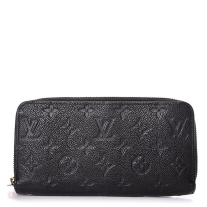 Louis Vuitton Empreinte Zippy Wallet Black 1 of 8