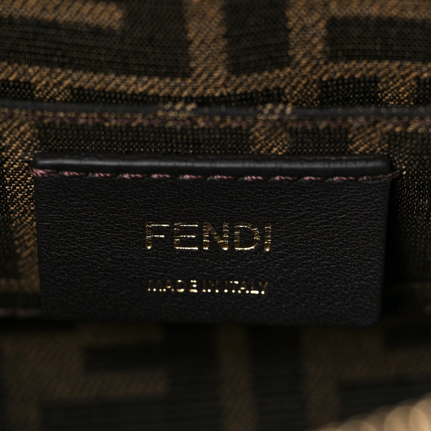 Fendi Vitello King Plexiglass Logo Embossed Mini By The Way Top Handle Boston Bag Black 5 of 7