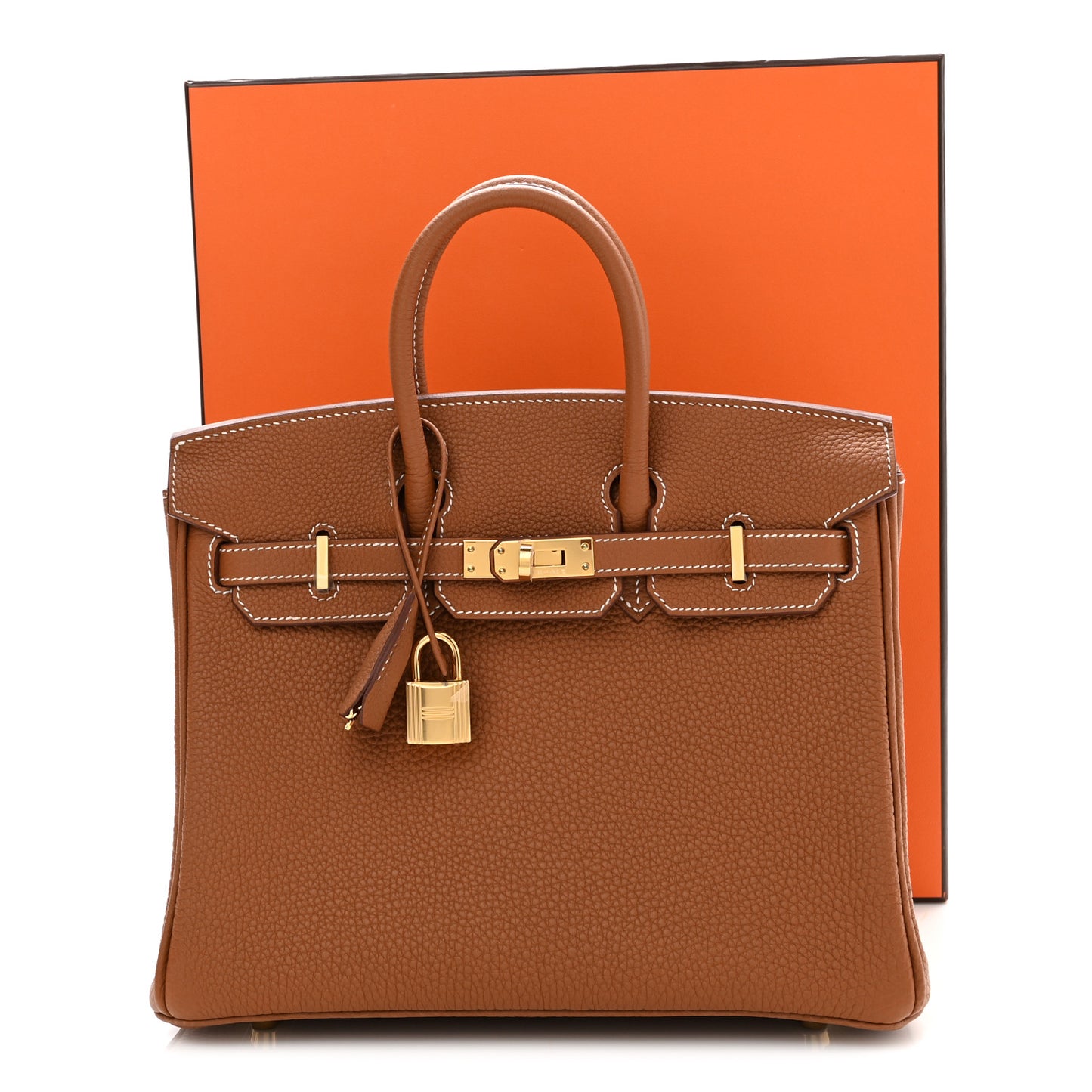 Togo Birkin 25 Gold
