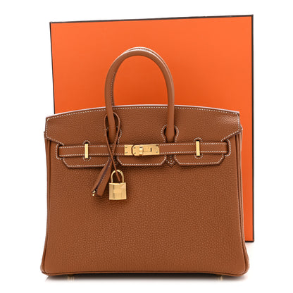 Hermes Togo Birkin 25 Gold 11 of 11