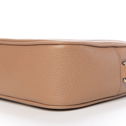 Gucci Pebbled Calfskin Small Soho Disco Bag Camelia 8 of 10