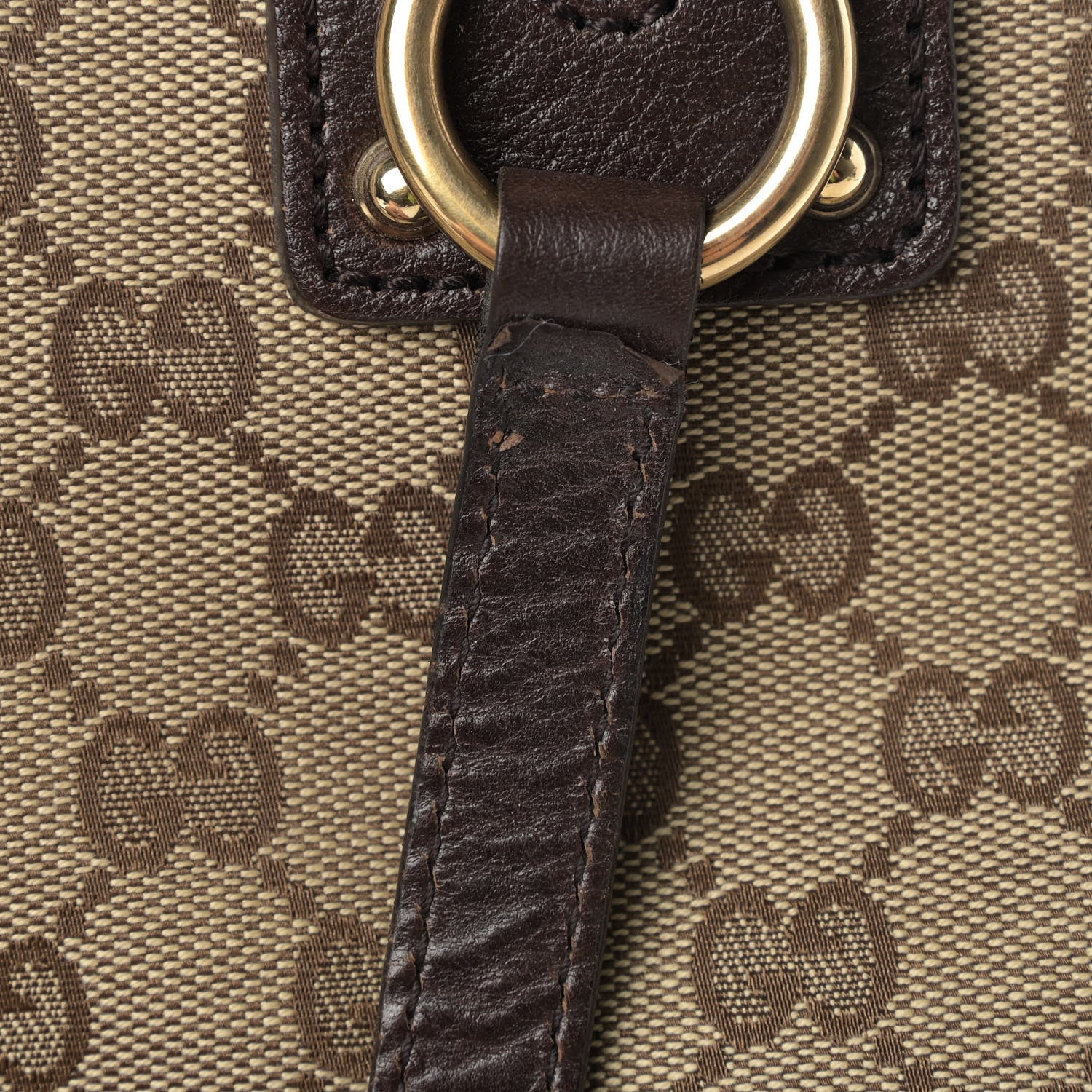Gucci Monogram Medium Top Handle Bag Brown 13 of 14