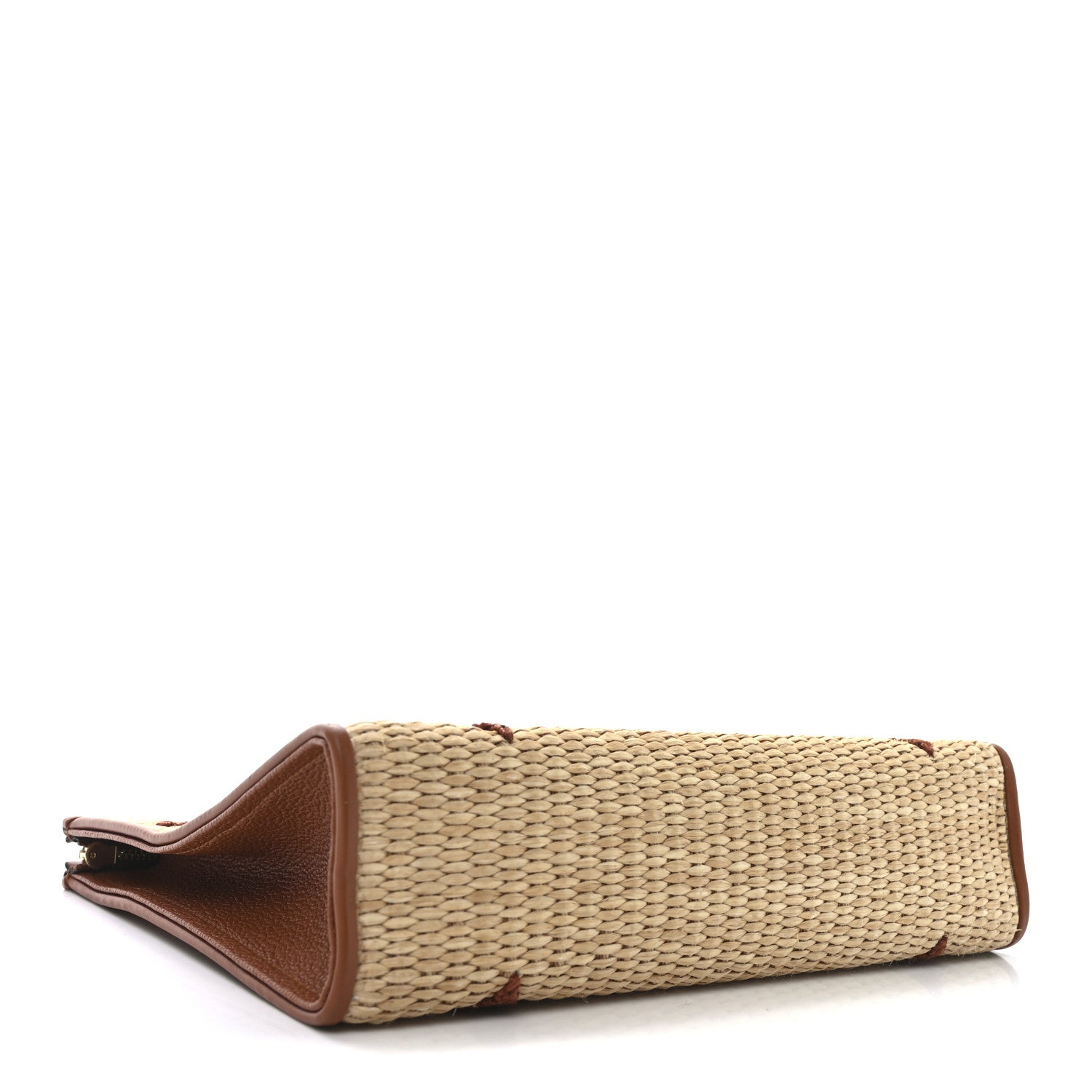Louis Vuitton Raffia Monogram Giant Toiletry Pouch 26 Tan 4 of 9