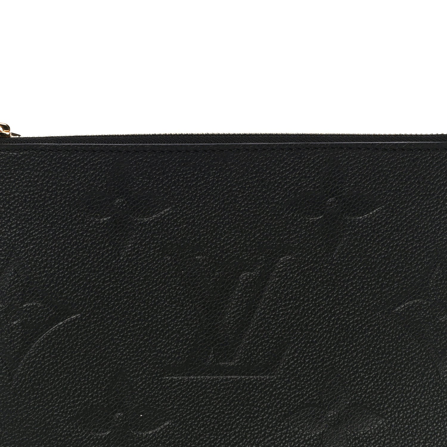 Louis Vuitton Empreinte Monogram Giant Neverfull MM Pochette Black 6 of 8