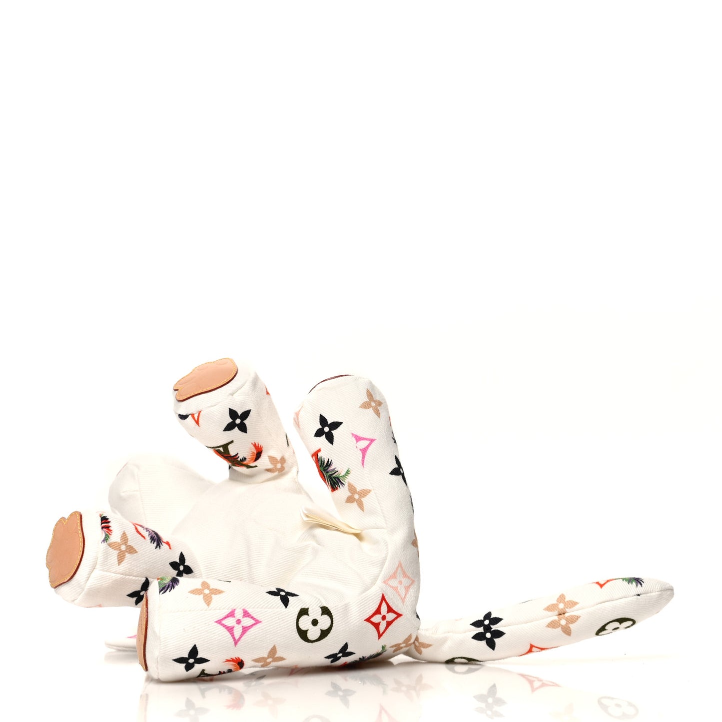 Cotton Monogram Print Doudou Tigre White Multicolor