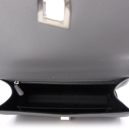 Christian Dior Grained Calfskin Medium Diorama Flap Bag Gris 6 of 11