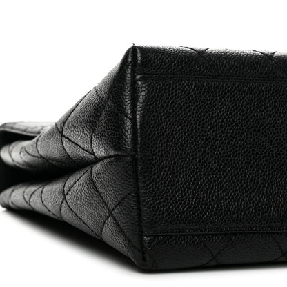 Chanel Caviar Quilted Jumbo Kelly Flap Black 10 of 14