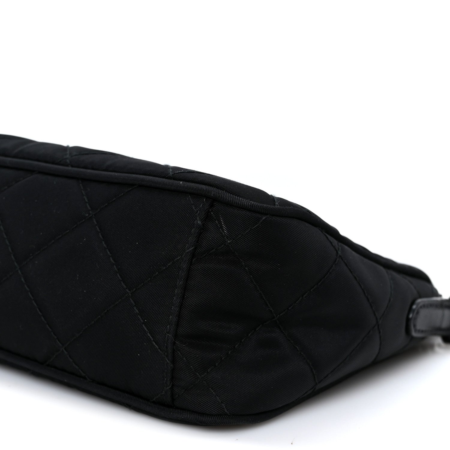 Prada Nylon Tessuto Impuntu Quilted Crossbody Bag Black 11 of 11