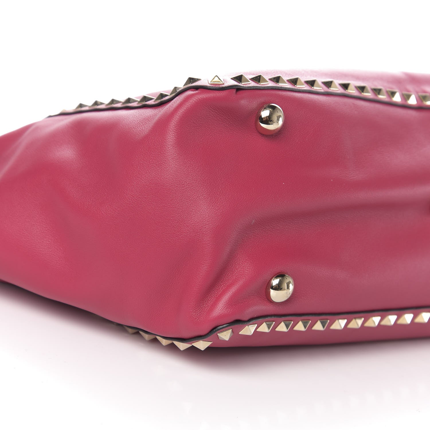 Valentino Garavani Vitello Medium Rockstud Tote Cyclamin 6 of 8