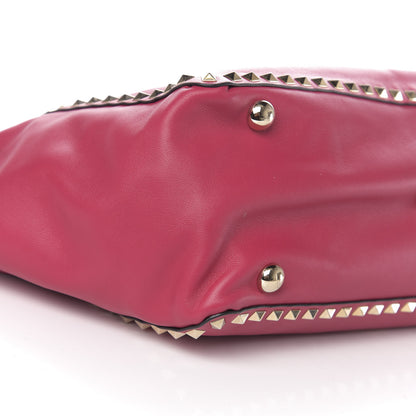 Valentino Garavani Vitello Medium Rockstud Tote Cyclamin 6 of 8