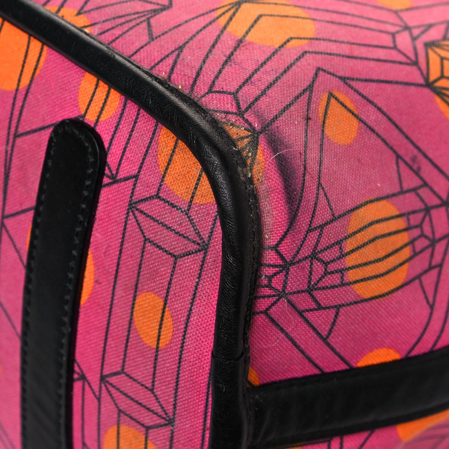 Visetos Medium Reversible Liz Shopper Tote Pink