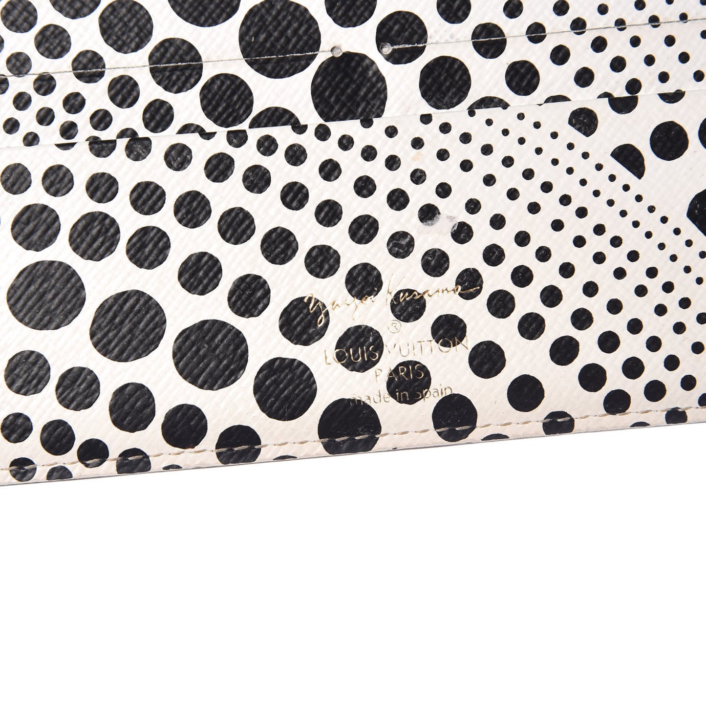 Monogram Kusama Waves Insolite Wallet White