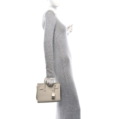 Saint Laurent Calfskin Nano Sac De Jour Crema Soft 2 of 10
