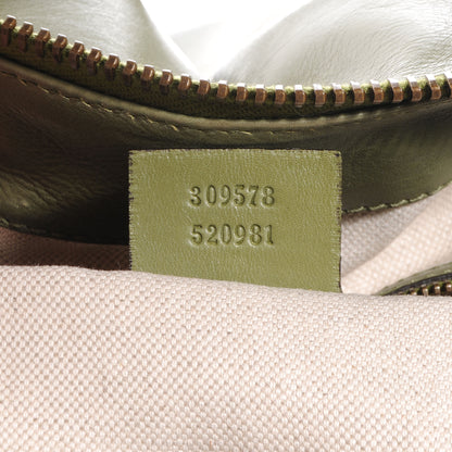 Gucci Soft Calfskin Icon Top Handle Bag Green Tea 7 of 8