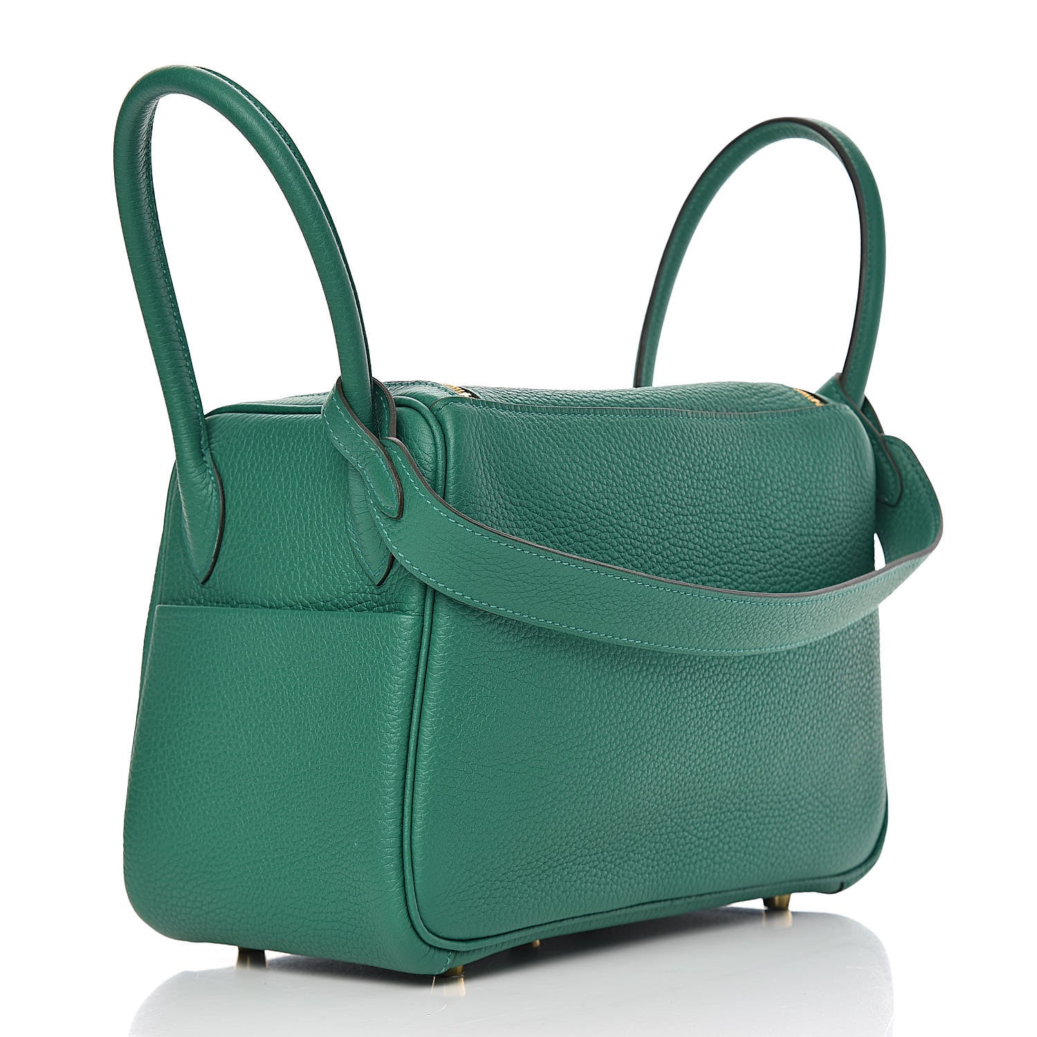 Hermes Taurillon Clemence Lindy 26 Vert Vertigo 3 of 11