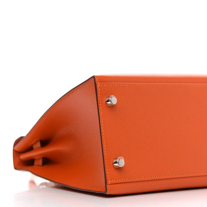 Hermes Epsom Kelly Sellier 32 Orange 8 of 10