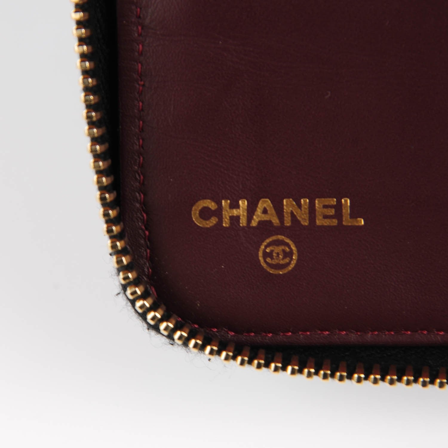 Chanel Caviar Quilted Large Zip Around Wallet Black 6 of 8
