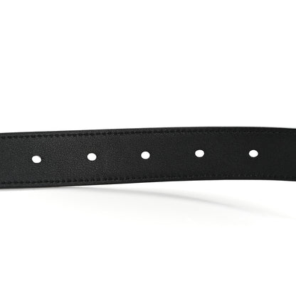 Saint Laurent Lambskin Buckle Belt 95 38 Black 4 of 7