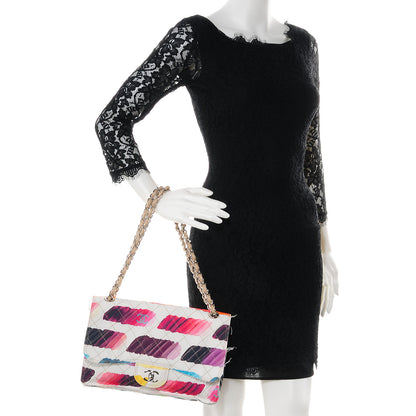 Chanel Canvas Jumbo Colorama Flap Multicolor 2 of 8