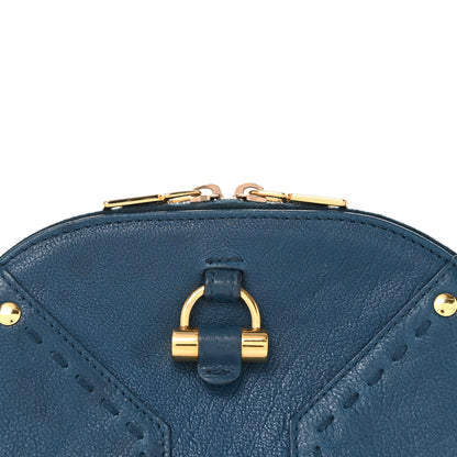 Saint Laurent Calfskin Chain Muse Pouch Turquoise 8 of 11