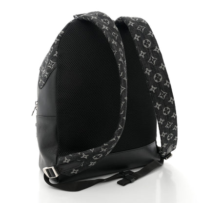 Louis Vuitton x NIGOLOUIS VUITTON x NIGO Taurillon Monogram Denim Drip Campus Backpack Black Black 3 of 12