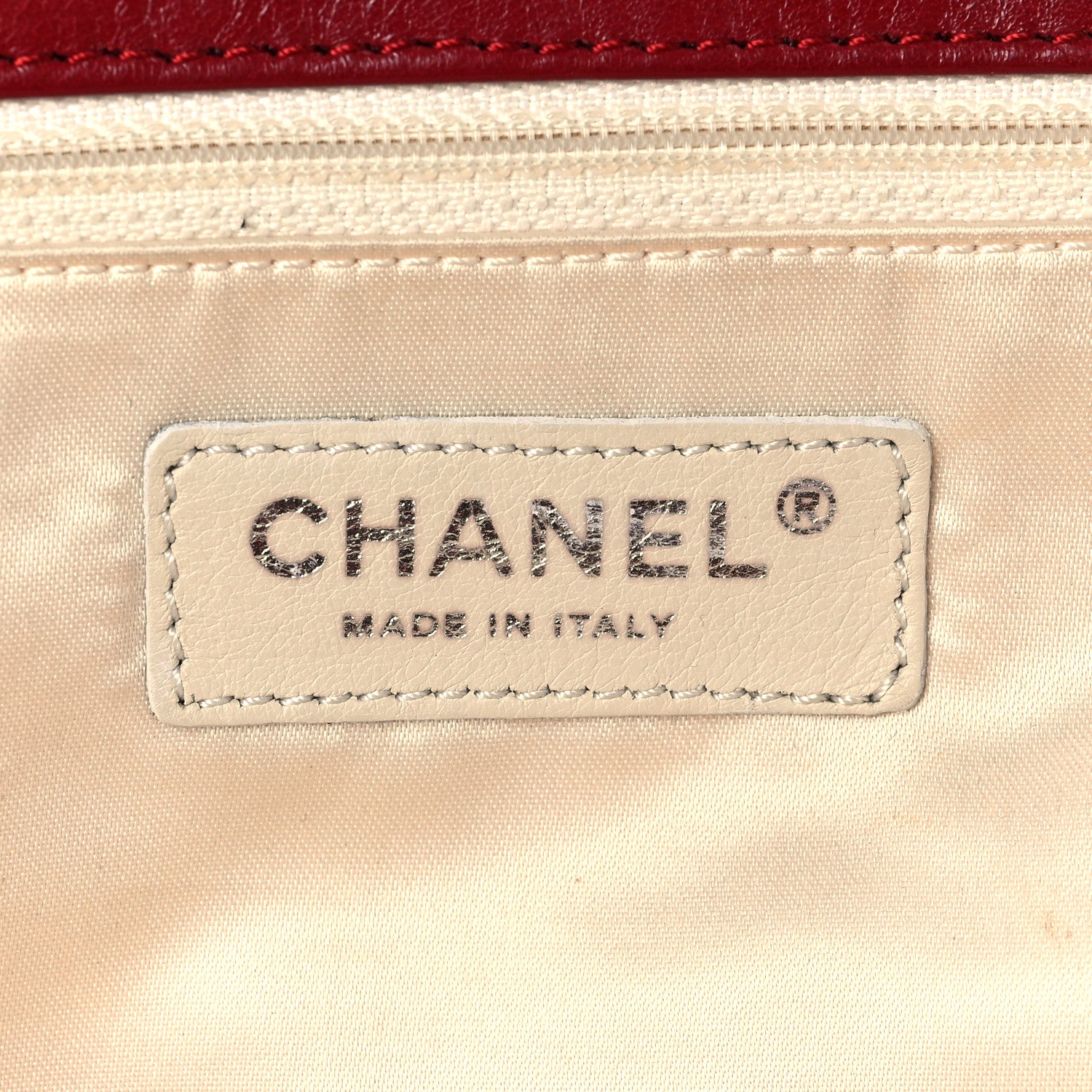 Chanel Lambskin East West Mademoiselle Flap Red 6 of 9