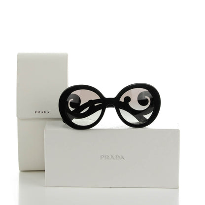 Prada Baroque Sunglasses SPR 27N Black 6 of 6