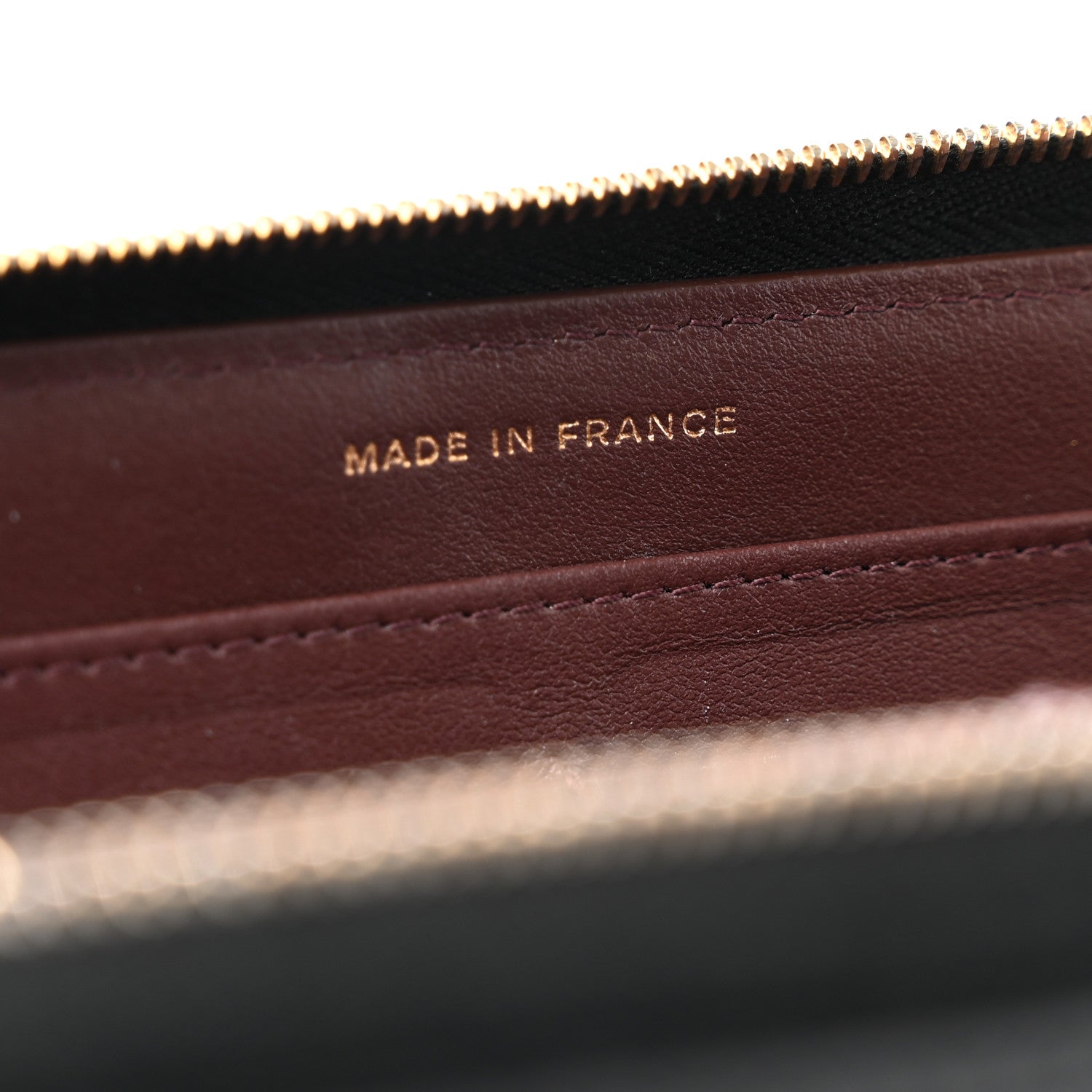 Chanel Caviar Quilted Large Gusset Zip Around Wallet Black 7 of 9