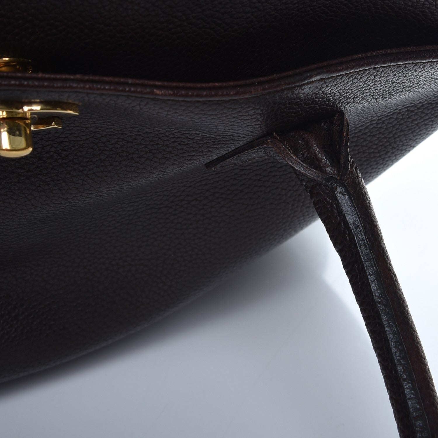 Chanel Calfskin Tall Cerf Tote Brown 25 of 25
