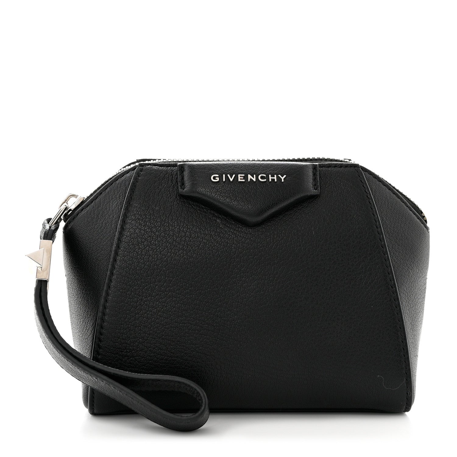 Givenchy Sugar Goatskin Small Antigona Beauty Wristlet Black 1 of 7
