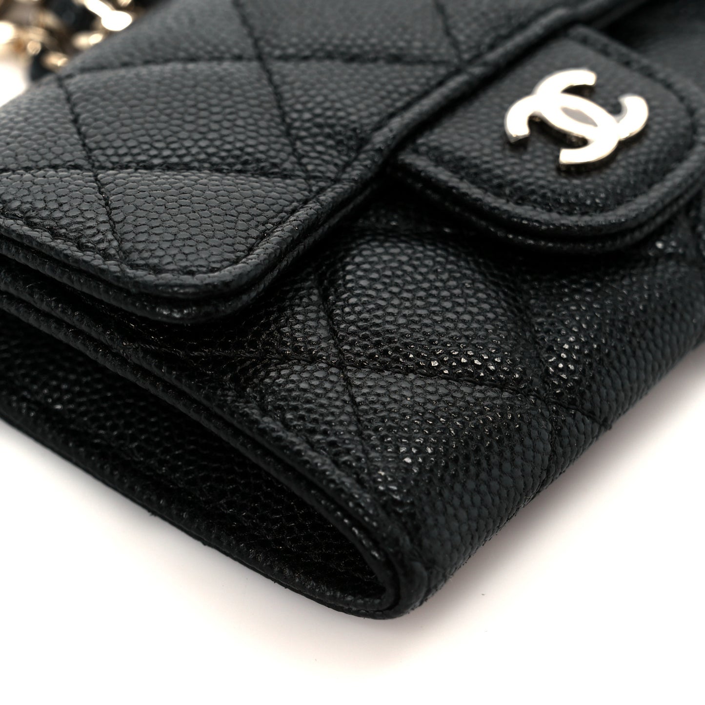 Caviar Quilted Belt Bag Black