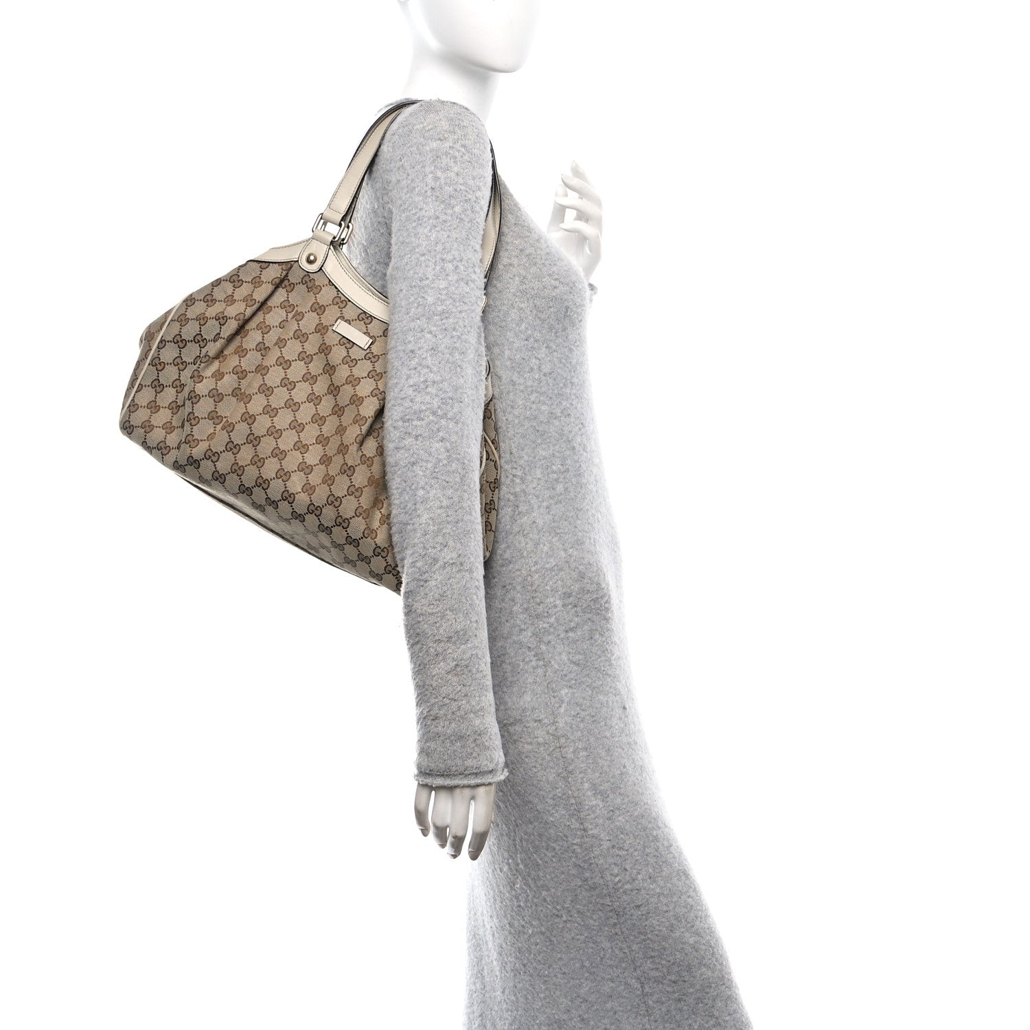Gucci Monogram Shoulder Bag White 2 of 10