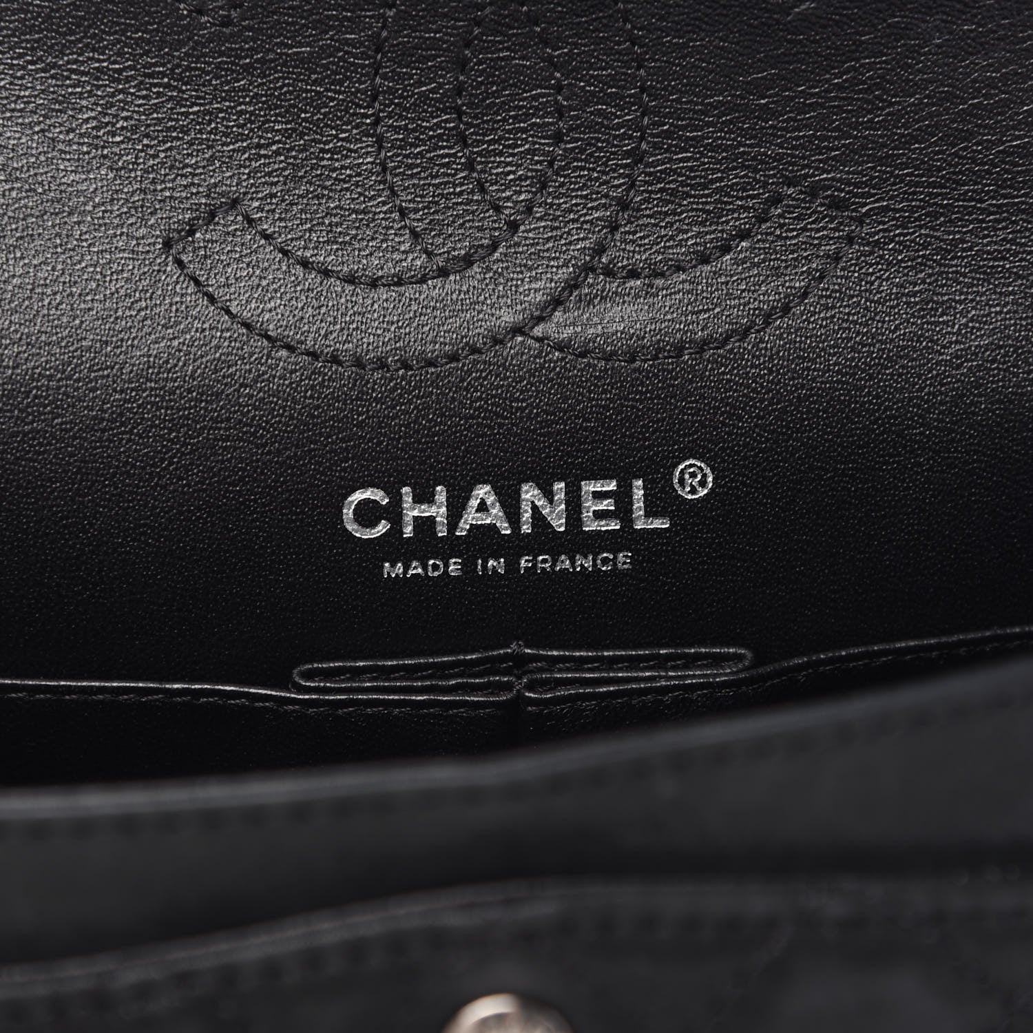 Chanel Iridescent Calfskin Quilted 2.55 Reissue 224 Flap Black 6 of 10