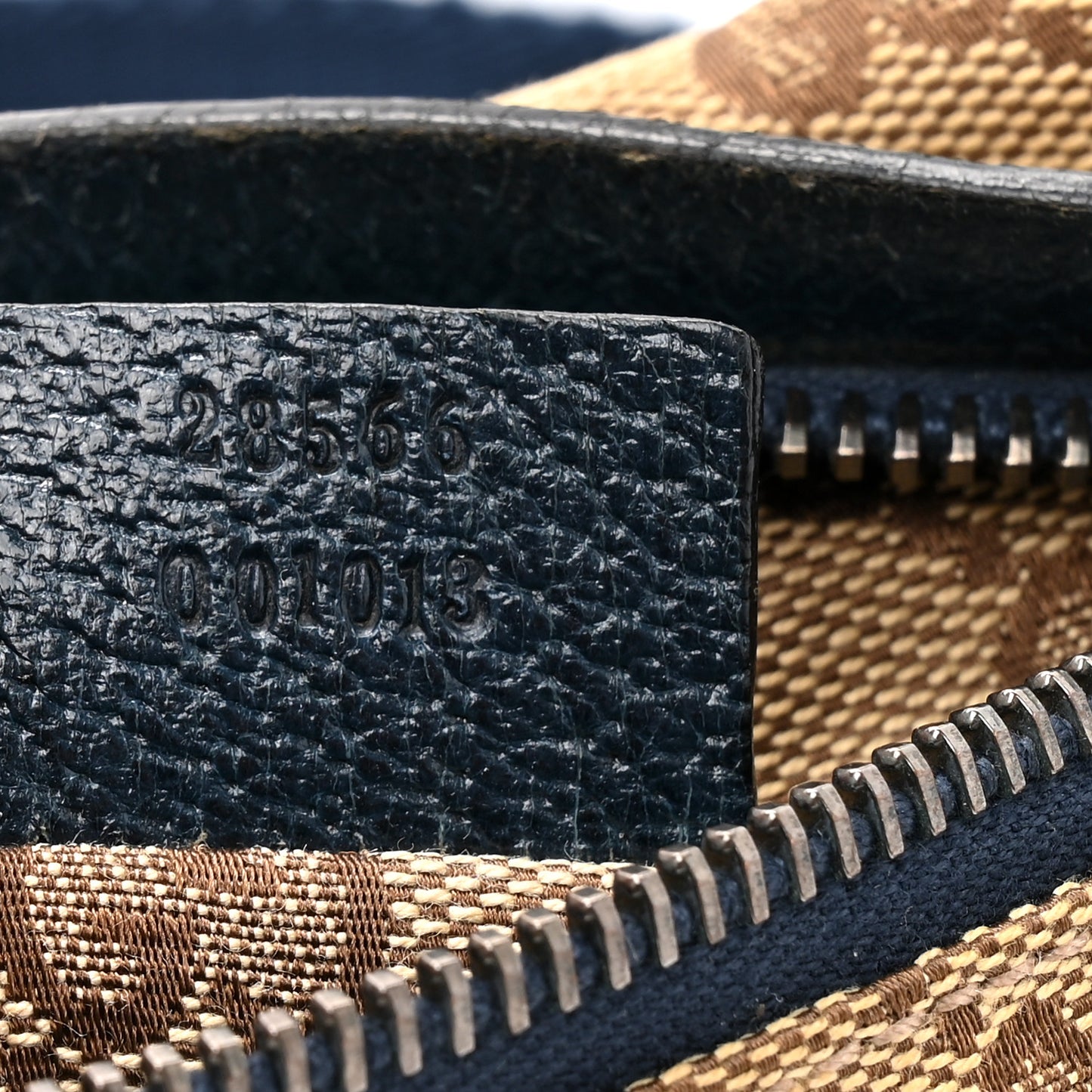 Monogram Web Belt Bag Navy