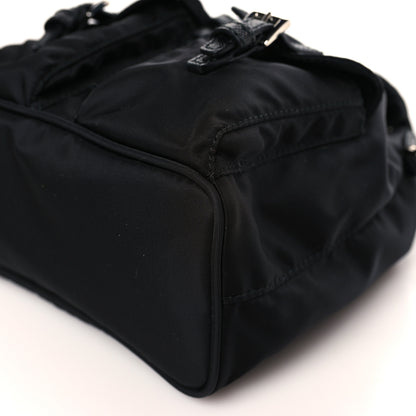 Prada Nylon Vela Mini Crossbody Backpack Black 8 of 9